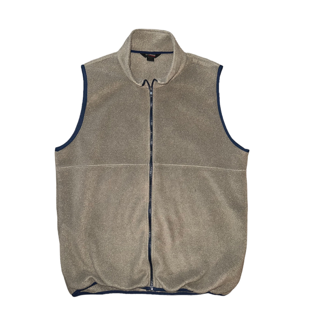 LL Bean Fleece Vest Large Tall